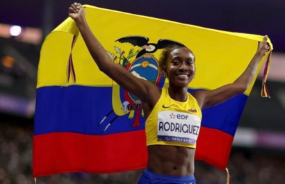 La ecuatoriana Kiara Rodríguez se corona tricampeona mundial en los 100 metros planos