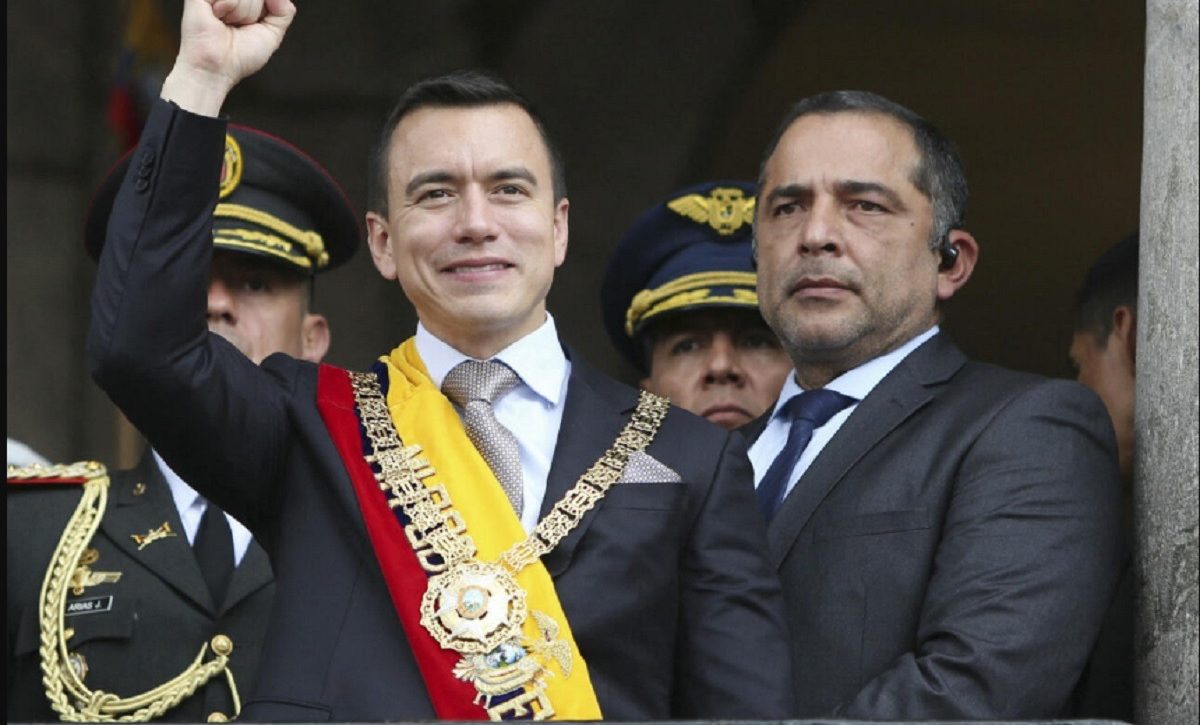 La investidura de Daniel Noboa será el 24 de mayo del 2025.