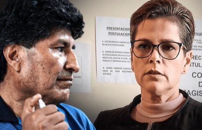 La jueza Lilian Moreno resultó detenida este lunes 5 de mayo del 2025 en Santa Cruz de la Sierra, Bolivia.