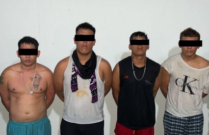 La madrugada de este miércoles 9 de abril se registró un operativo que dejó cuatro hombres detenidos.