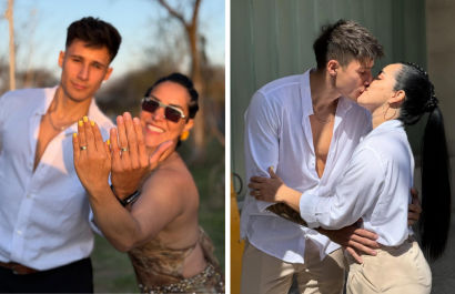 La manabita Ana Paula Roldán se casó con Axel Zarate tras seis años de amor