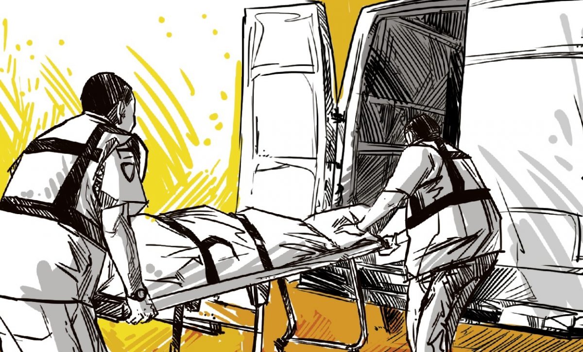 La mujer fue trasladada al hospital Martín Icaza Bustamente en Babahoyo donde recibe atención médica especializada.