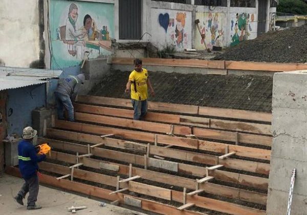 La obra del mirador en San Pablo alcanza avance significativo pese a emergencia invernal