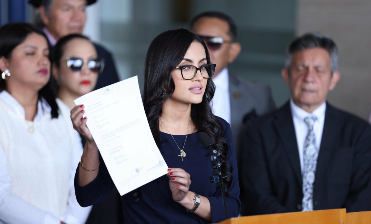 La presidenta de la Asamblea Nacional desmintió una denuncia por presunto delito de rebelión