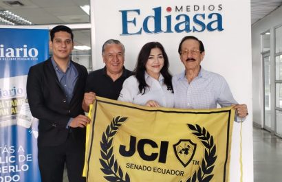 La presidenta nacional del Senado de JCI Ecuador, Alexandra Verduga, visitó las instalaciones de El Diario para detallar el alcance de esta actividad