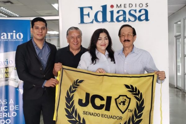 La presidenta nacional del Senado de JCI Ecuador, Alexandra Verduga, visitó las instalaciones de El Diario para detallar el alcance de esta actividad
