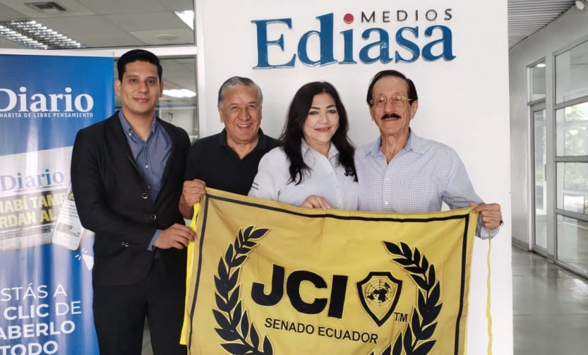 La presidenta nacional del Senado de JCI Ecuador, Alexandra Verduga, visitó las instalaciones de El Diario para detallar el alcance de esta actividad