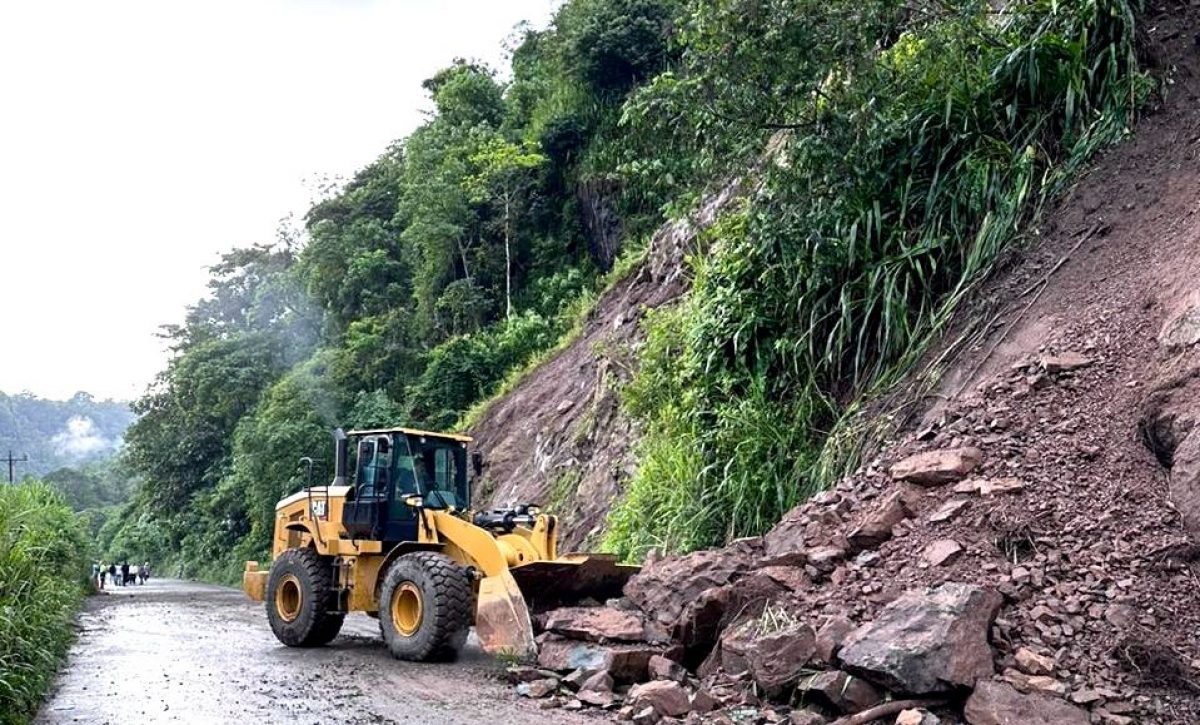 La próxima semana inician trabajos de estabilización en el kilómetro 83 de la vía Alóag-Santo Domingo para evitar deslizamientos