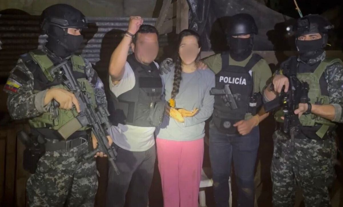 La víctima de secuestro fue entregada a sus familiares luego de la operación de rescate de la Policía.