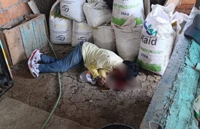 La víctima falleció en el mismo instante del atque armado.