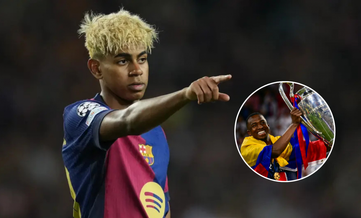 Lamine Yamal elogia a Willian Pacho como mejor defensor de la Champions