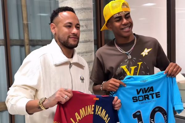 Lamine Yamal se reúne con Neymar en Brasil durante sus vacaciones de verano