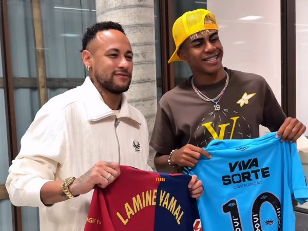 Lamine Yamal se reúne con Neymar en Brasil durante sus vacaciones de verano