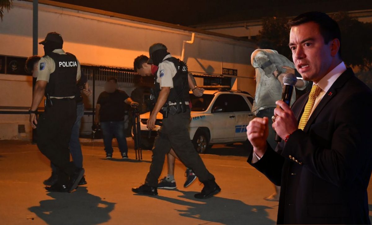 Las extorsiones y secuestros cobran cada vez más vidas de comerciantes, ¿cuál es el plan de seguridad de Daniel Noboa? (API-Presidencia).