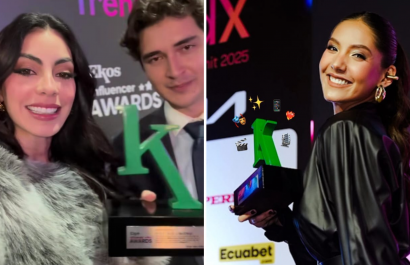 Las manabitas Virginia Limongi y Gigi Mieles son premiadas en los Ekos Influencer Awards