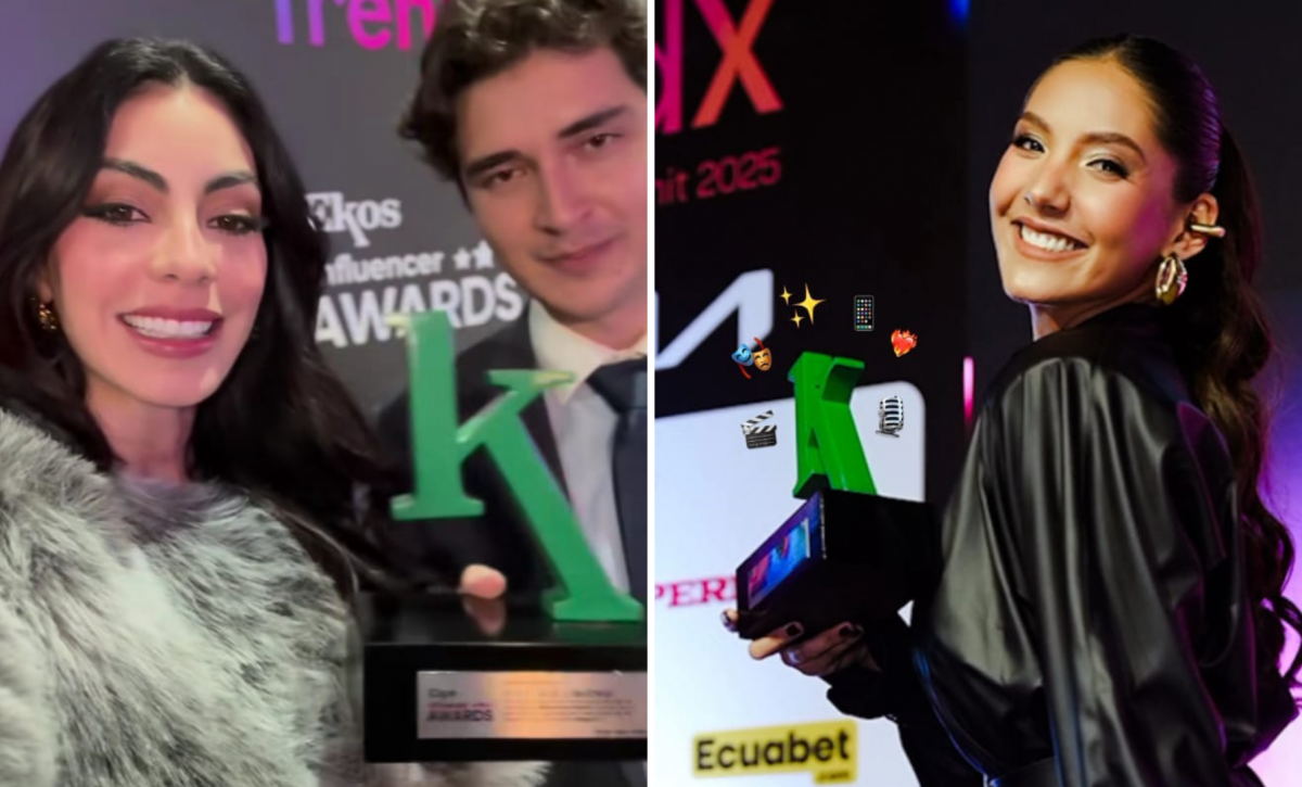 Las manabitas Virginia Limongi y Gigi Mieles son premiadas en los Ekos Influencer Awards
