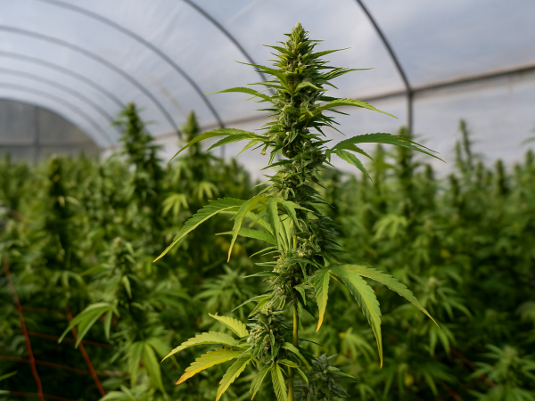 Las plantas de cannabis requieren 12 horas de luz y 12 de sombra; en invernaderos se usan lámparas para simular el sol y asegurar cosechas todo el año.