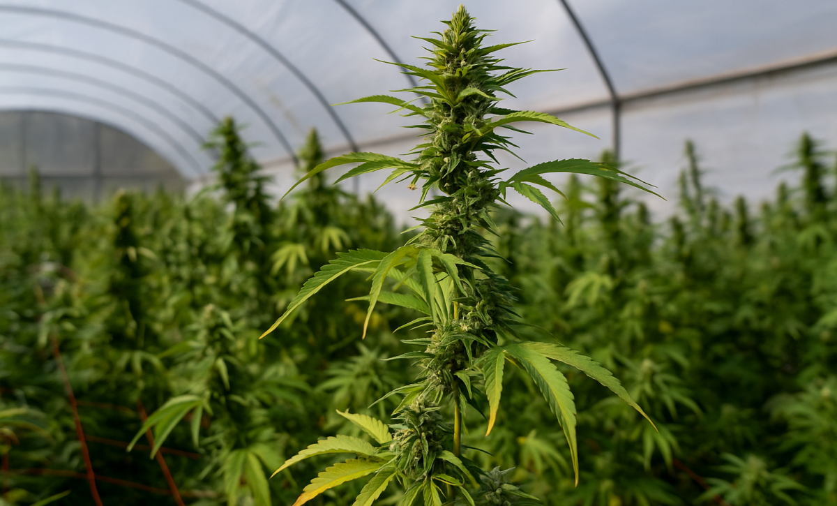 Las plantas de cannabis requieren 12 horas de luz y 12 de sombra; en invernaderos se usan lámparas para simular el sol y asegurar cosechas todo el año.