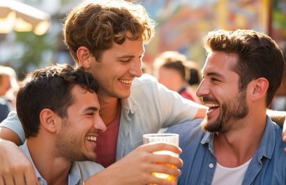 Las reuniones entre amigos del mismo sexo proporciona beneficios para su salud.