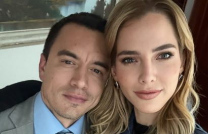 Lavinia Valbonesi dedicó un mensaje romántico al presidente Daniel Noboa por su cuarto aniversario de bodas