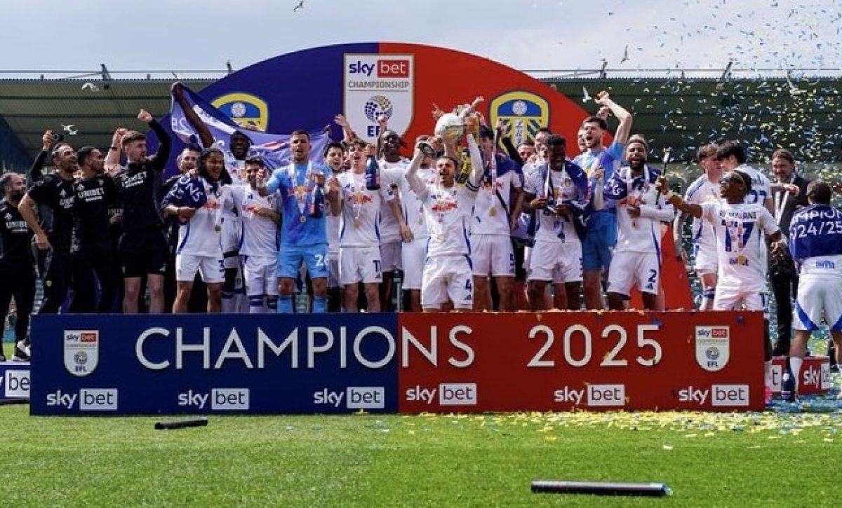 Leeds es campeón de la Championship con gol agónico y frustra título de Burnley de Sarmiento.