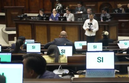 Ley de Integridad Pública fue aprobada en la Asamblea Nacional, el Presidente Daniel Noboa propuso el proyecto. (AN).