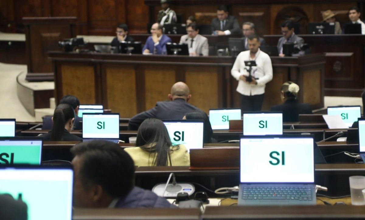Ley de Integridad Pública fue aprobada en la Asamblea Nacional, el Presidente Daniel Noboa propuso el proyecto. (AN).