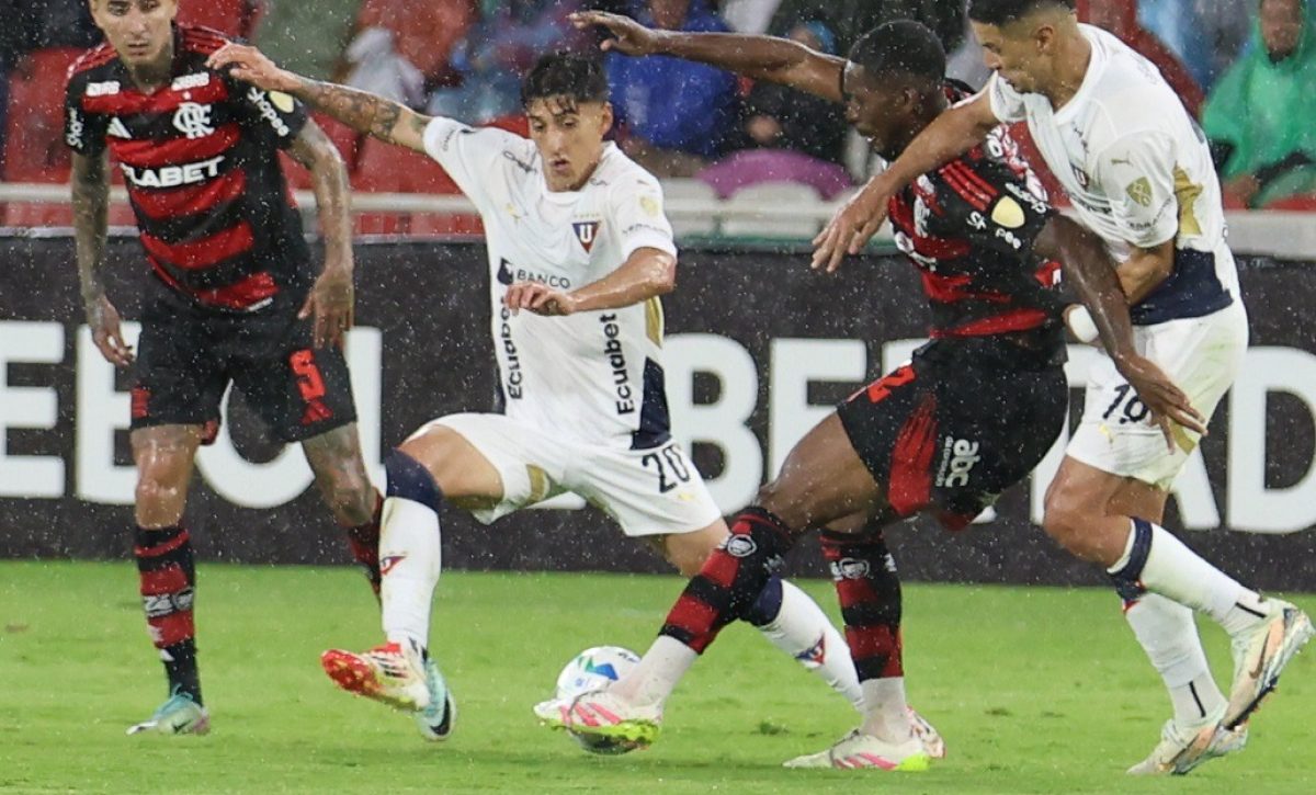 Liga de Quito empató 0-0 frente a Flamengo en un encuentro disputado la tarde y noche del 21 de abril en el estadio Rodrigo Paz Delgado.