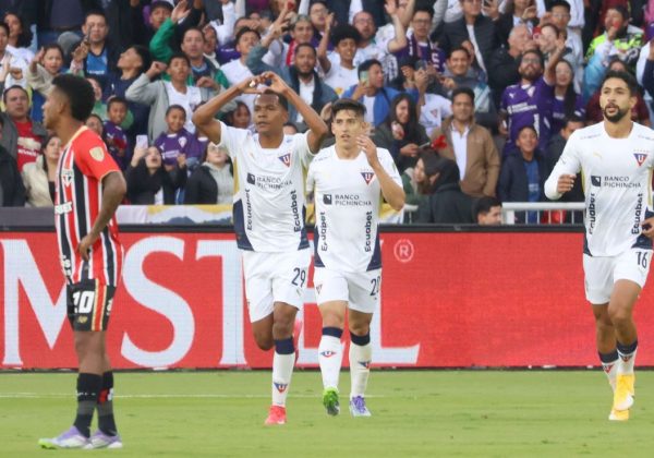 Liga de Quito vence 2-0 a Sao Paulo en la ida de cuartos de Copa Libertadores