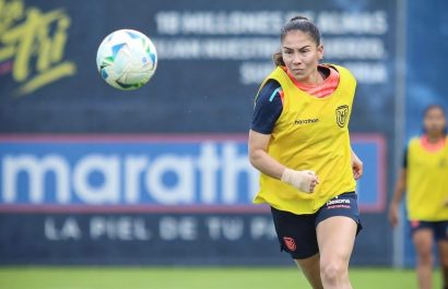 Ligia Moreira será titular con Ecuador este viernes ante Uruguay en la Copa América