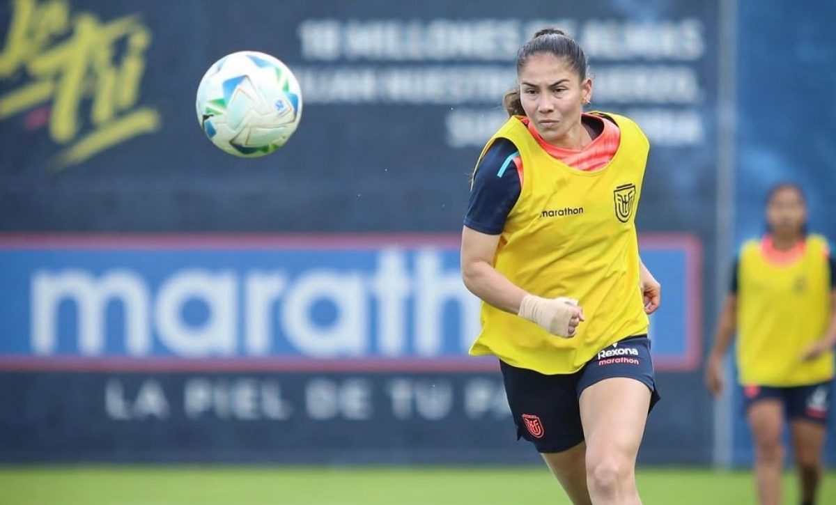 Ligia Moreira será titular con Ecuador este viernes ante Uruguay en la Copa América