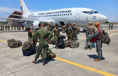 Llegan 200 militares máspara reforzar la seguridad en Manta y Portoviejo contra el crimen organizado