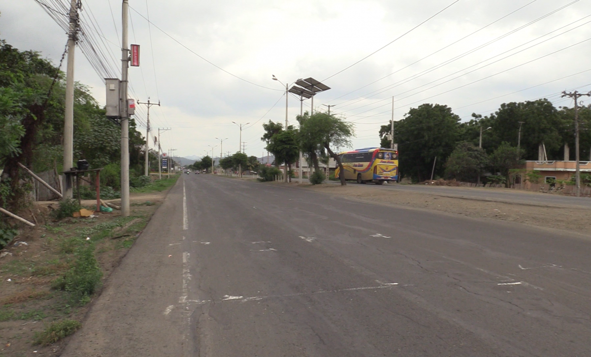 Lluvia leve en Portoviejo no afecta el tráfico vehicular este jueves 10 de abril