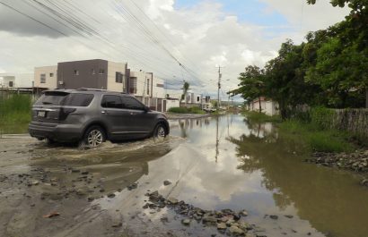 Lluvias afectan a las ciudadelas Miraflores y Fortaleza.