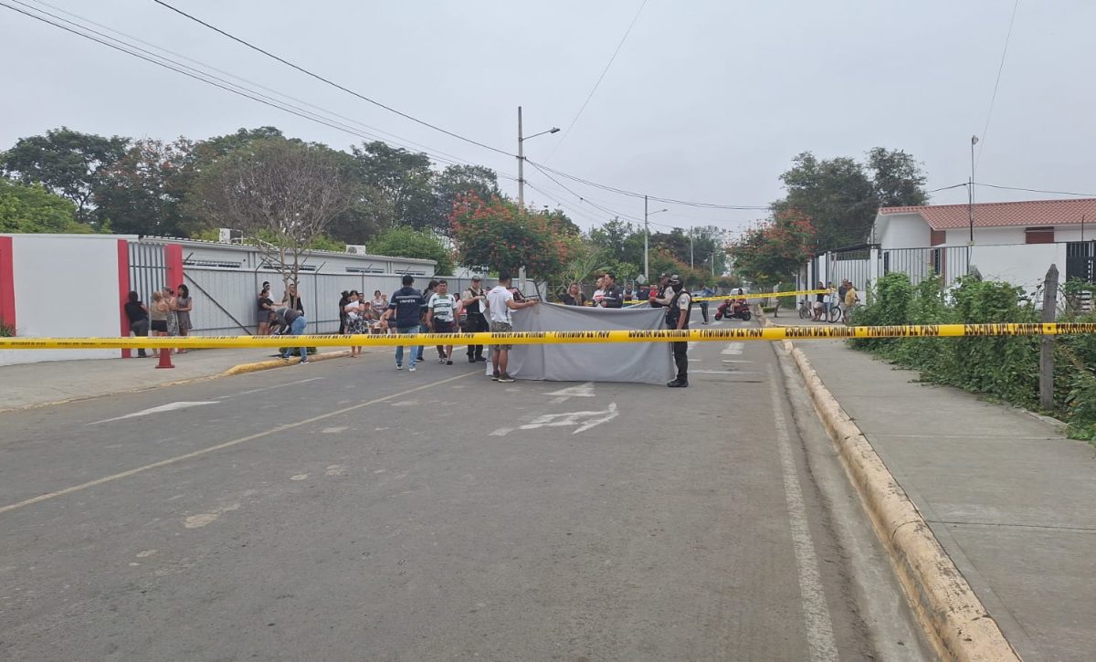 Lo mataron en los exteriores del colegio de sus hijos, en Portoviejo