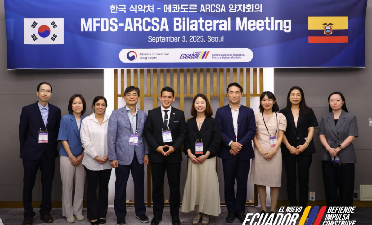 Lo que Ecuador y Corea del Sur pactaron para transformar el sector farmacéutico