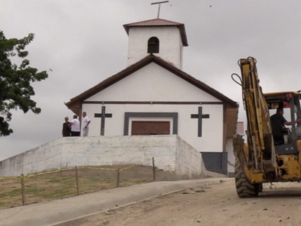 Loma del Calvario de Picoazá A mitad de plazo la obra solo lleva un 30% de avance