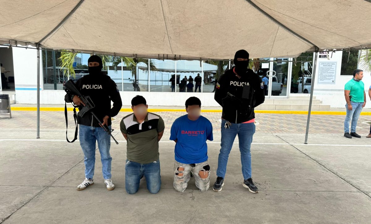 Los detenidos fueron presentados por la Policía y entregados a las autoridades judiciales.