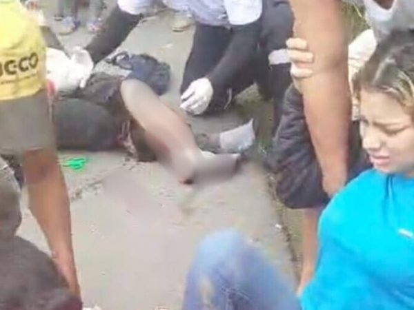 Los heridos fueron auxiliados por paramédicos del Cuerpo de Bomberos de El Carmen.