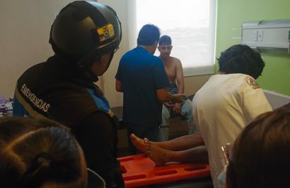 Los heridos fueron trasladados al hospital Básico El Carmen.