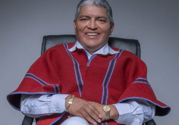 Luis Alfonso Chango, presidente vitalicio de Mushuc Runa.