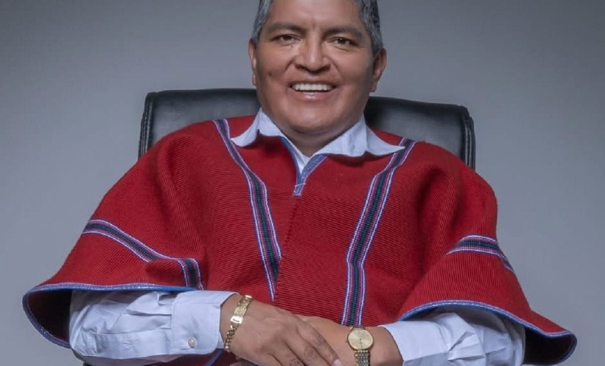 Luis Alfonso Chango, presidente vitalicio de Mushuc Runa.