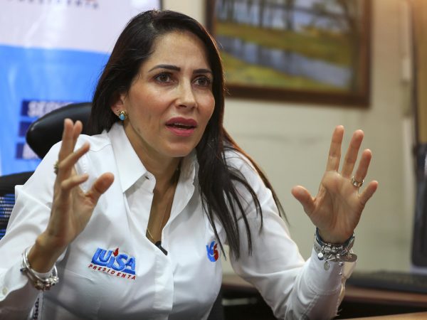 Luisa González, excandidata presidencial por el movimiento Revolución Ciudadana.