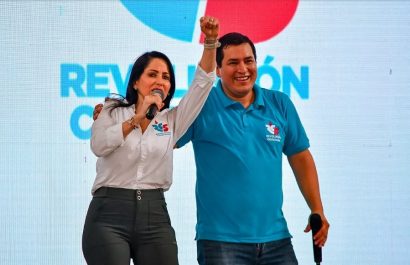 Luisa González, excandidata presidencial por el movimiento Revolución Ciudadana.