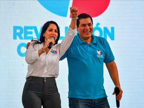 Luisa González, excandidata presidencial por el movimiento Revolución Ciudadana.