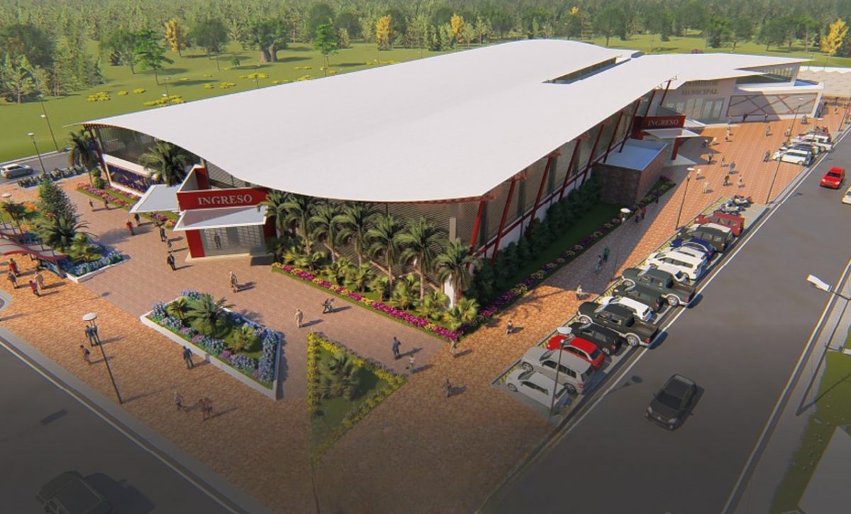 Este es el diseño del nuevo mercado del cantón Bolívar.