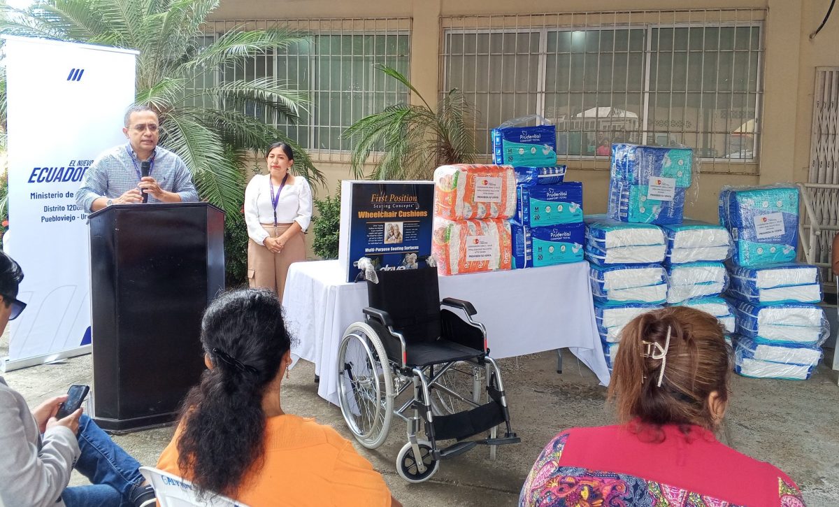 MSP entrega 42 ayudas técnicas para personas con discapacidad en Guayaquil