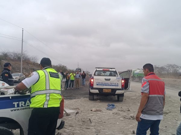 Manabí fatal accidente de tránsito en la vía Colisa-Montecristi cobra la vida de un motociclista
