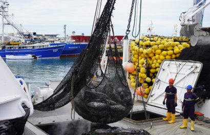 Los visitantes observaron cómo se realiza el control de pesca en el puerto de Manta.
