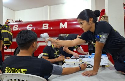 El Cuerpo de Bomberos de Manta en su balance anual, destacaun alto porcentaje de emergencias médicas y baja de incidentes con sustancias químicas.